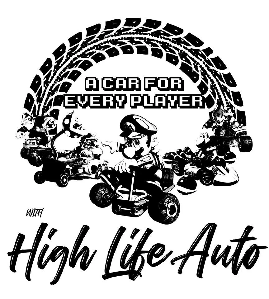 A car for every player with High Life Auto — original Mario Kart artwork